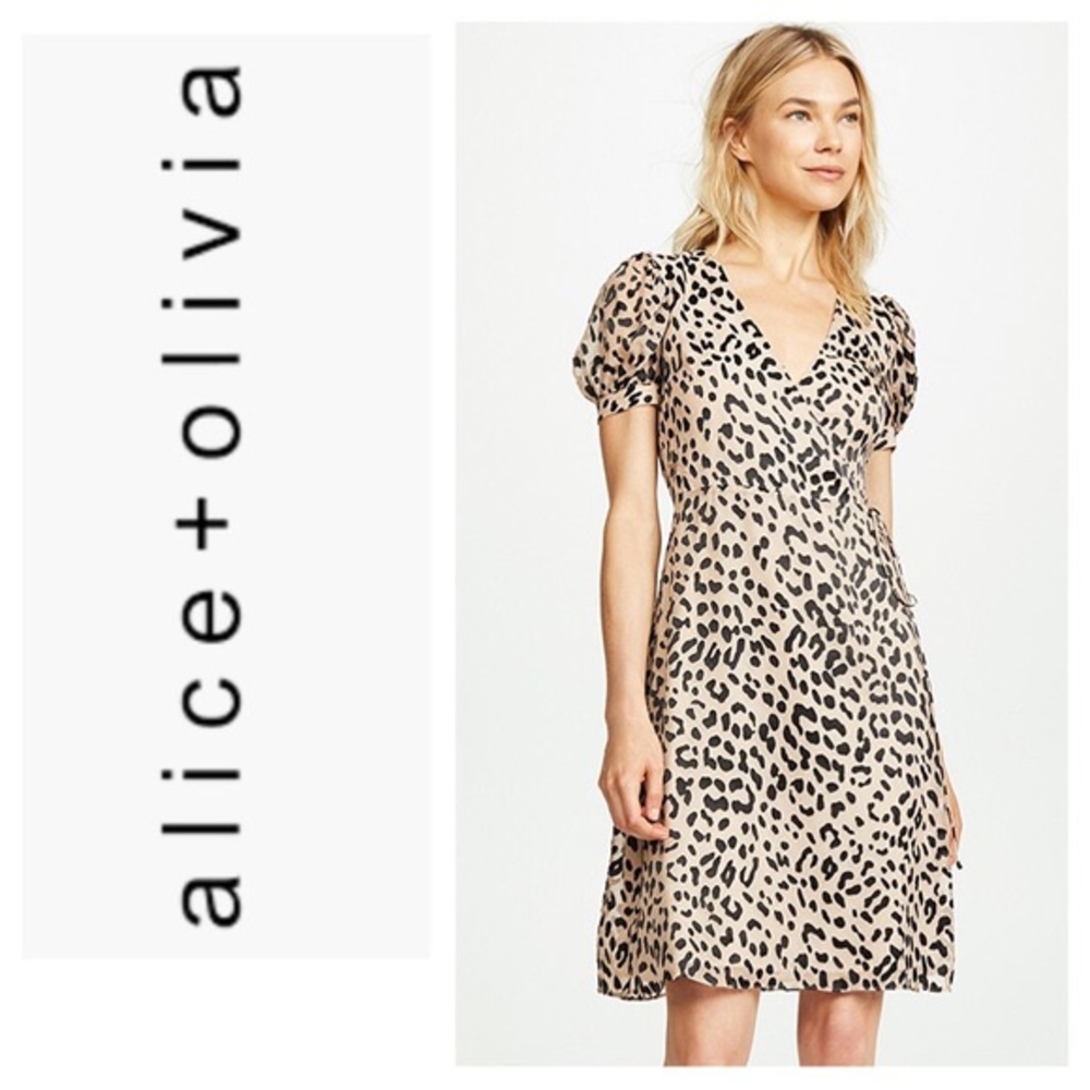 Alice and Olivia leopard dress